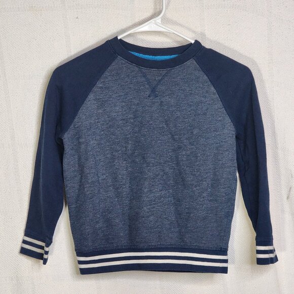 Athletic Works Blue Cove Heather Cotton Poly Crewneck Boys Sweatshirt Size M 8 - Picture 1 of 16